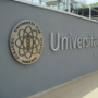 Das Logo der Universitätsklinik in Ulm darf beim Neubau der Chirurgie nicht fehlen.